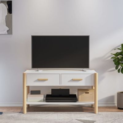 Meuble TV Blanc 82x38x45 cm Bois d'ingénierie - Prolenta Premium