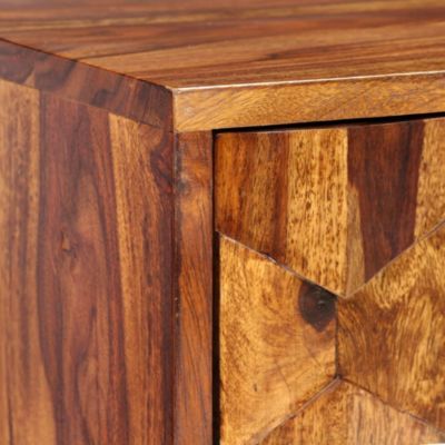 Meuble TV Bois massif 140x30x40 cm - Prolenta Premium