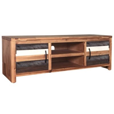 Meuble TV bois massif d'acacia 120 x 35 x 40 cm - Prolenta Premium