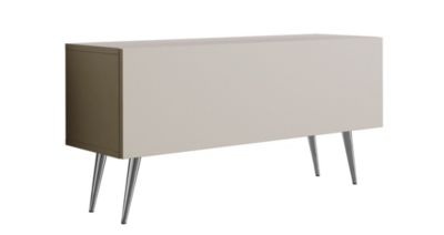 Meuble TV : Cachemire, Pieds Chromés, 100 x 52 x 32 cm