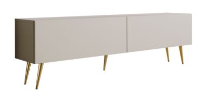 Meuble TV : Cachemire, Pieds Dorés, 170 X 52 X 32 Cm