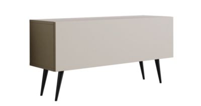 Meuble TV : Cachemire, Pieds Noirs, 100 x 52 x 32 cm