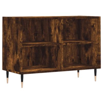 Meuble TV chêne fumé 69,5x30x50 cm bois d'ingénierie - Prolenta Premium
