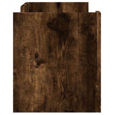 Meuble TV chêne fumé 80x35x40 cm bois d'ingénierie - Prolenta Premium