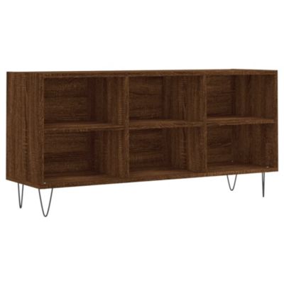 Meuble TV chêne marron 103,5x30x50 cm bois d'ingénierie - Prolenta Premium