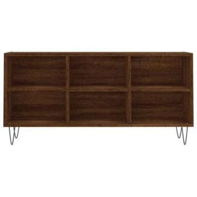 Meuble TV chêne marron 103,5x30x50 cm bois d'ingénierie - Prolenta Premium