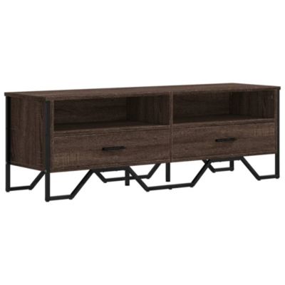 Meuble TV chêne marron 122x34x41 cm bois d'ingénierie - Prolenta Premium