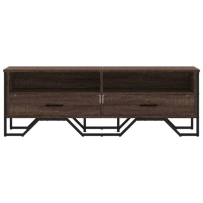 Meuble TV chêne marron 122x34x41 cm bois d'ingénierie - Prolenta Premium
