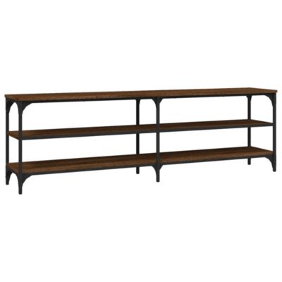 Meuble TV chêne marron 160x30x50 cm bois d'ingénierie - Prolenta Premium