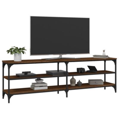 Meuble TV chêne marron 160x30x50 cm bois d'ingénierie - Prolenta Premium