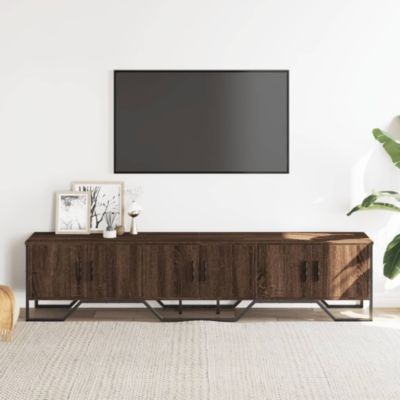 Meuble TV chêne marron 180x34x41 cm bois d'ingénierie - Prolenta Premium