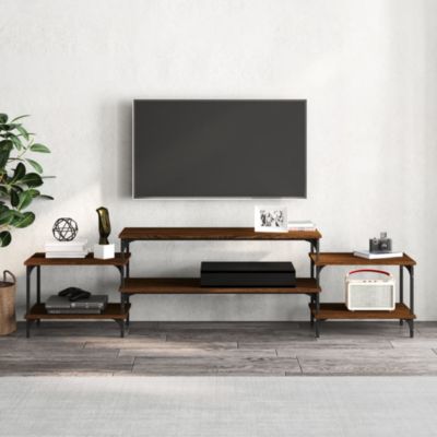Meuble TV chêne marron 197x35x52 cm bois d'ingénierie - Prolenta Premium