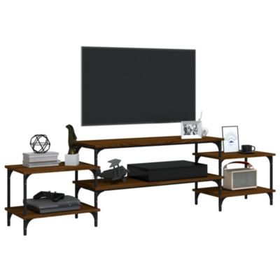 Meuble TV chêne marron 197x35x52 cm bois d'ingénierie - Prolenta Premium