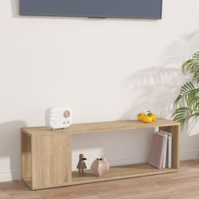Meuble TV Chêne sonoma 100x24x32 cm Bois d'ingénierie - Prolenta Premium