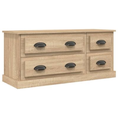 Meuble TV chêne sonoma 100x35,5x45 cm bois d'ingénierie - Prolenta Premium