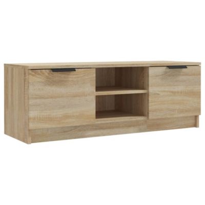 Meuble TV Chêne sonoma 102x35x36,5 cm Bois d'ingénierie - Prolenta Premium