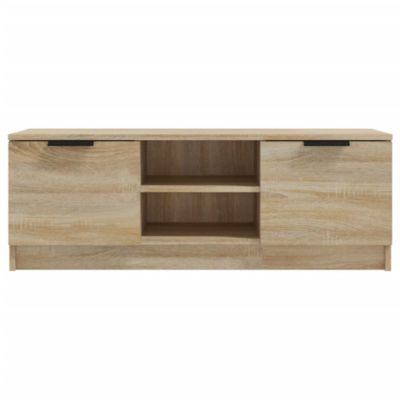 Meuble TV Chêne sonoma 102x35x36,5 cm Bois d'ingénierie - Prolenta Premium