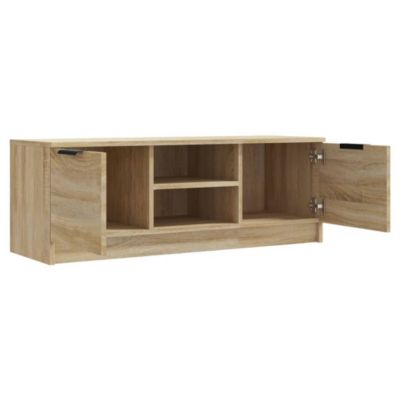 Meuble TV Chêne sonoma 102x35x36,5 cm Bois d'ingénierie - Prolenta Premium
