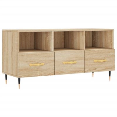 Meuble TV chêne sonoma 102x36x50 cm bois d'ingénierie - Prolenta Premium