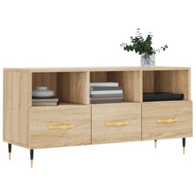 Meuble TV chêne sonoma 102x36x50 cm bois d'ingénierie - Prolenta Premium
