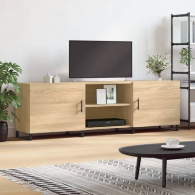 Meuble TV chêne sonoma 150x30x50 cm bois d'ingénierie - Prolenta Premium