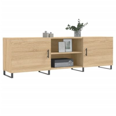 Meuble TV chêne sonoma 150x30x50 cm bois d'ingénierie - Prolenta Premium