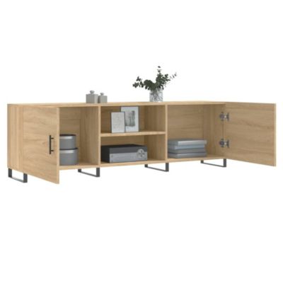 Meuble TV chêne sonoma 150x30x50 cm bois d'ingénierie - Prolenta Premium