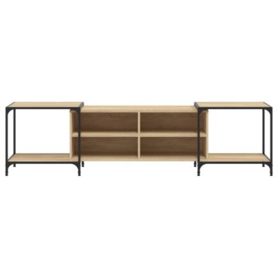 Meuble TV chêne sonoma 203x37x50 cm bois d'ingénierie - Prolenta Premium