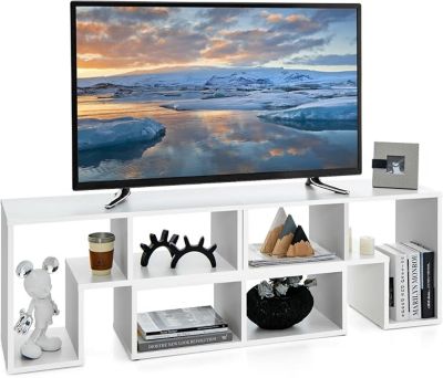 Meuble TV Console 3 pièces pour téléviseurs Meuble multimédia Moderne avec Grand Espace de Rangement