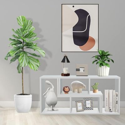 Meuble TV Console 3 pièces pour téléviseurs Meuble multimédia Moderne avec Grand Espace de Rangement