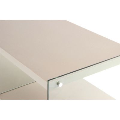 Meuble TV Design "Elementary" 120cm Argent