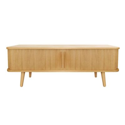 Meuble TV Design "Rove" 138cm Chêne