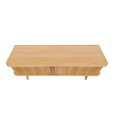 Meuble TV Design "Rove" 138cm Chêne