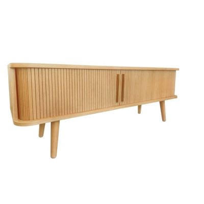 Meuble TV Design "Rove" 138cm Chêne