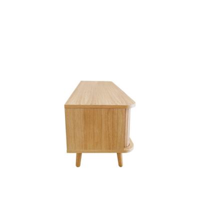 Meuble TV Design "Rove" 138cm Chêne
