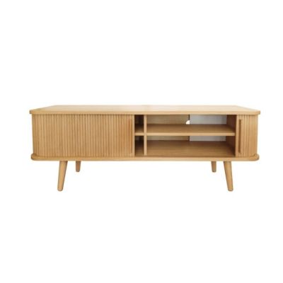 Meuble TV Design "Rove" 138cm Chêne