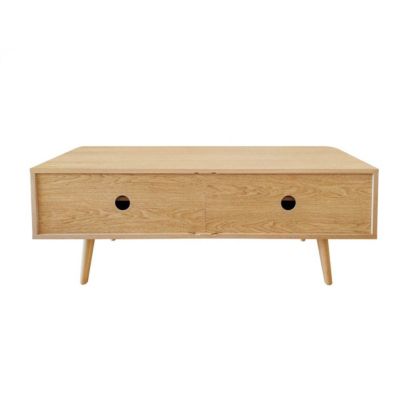 Meuble TV Design "Rove" 138cm Chêne