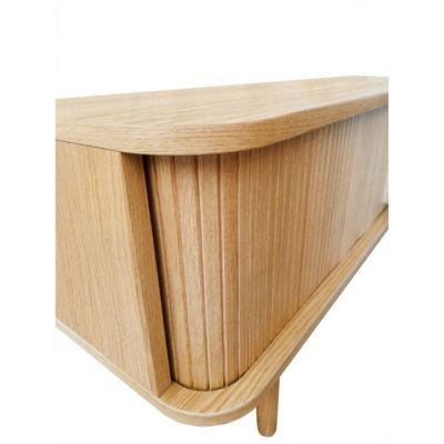 Meuble TV Design "Rove" 138cm Chêne