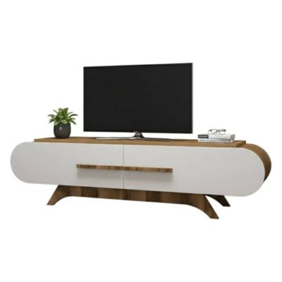 Dmora - Meuble TV Selena, Buffet de salon, Armoire basse pour TV, Base