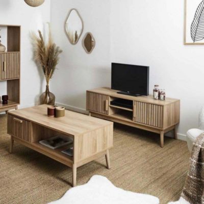 Meuble TV en bois Klaus  Type: Meuble tv