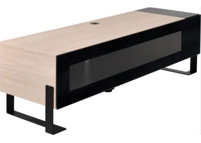 Meuble TV - ERARD - Naga - 160 cm - Chargeur 4 USB - Compatible Qi - Noir