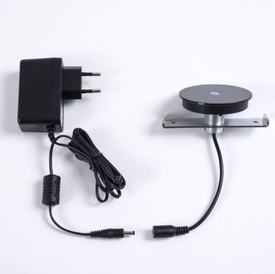 Meuble TV - ERARD - Naga - 160 cm - Chargeur 4 USB - Compatible Qi - Noir