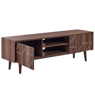 Meuble TV FRANKLIN Marron foncé