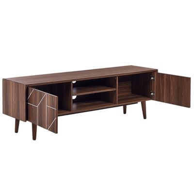 Meuble TV FRANKLIN Marron foncé