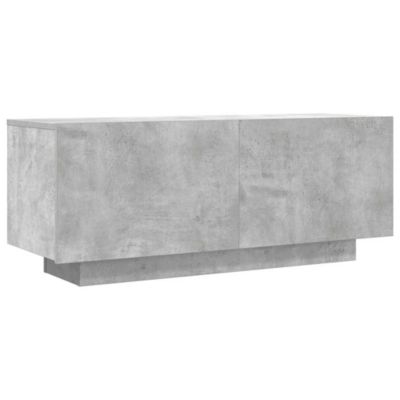 Meuble TV Gris béton 100x35x40 cm Bois d'ingénierie - Prolenta Premium