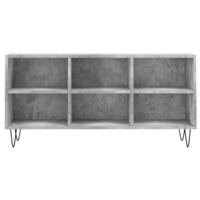 Meuble TV gris béton 103,5x30x50 cm bois d'ingénierie - Prolenta Premium