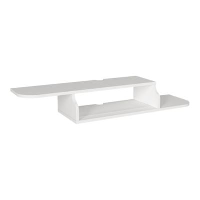 Meuble TV Kershaby mural 120 x 30 x 19 cm blanc en.casa