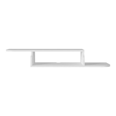 Meuble TV Kershaby mural 120 x 30 x 19 cm blanc en.casa