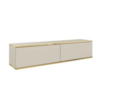 Meuble TV Élégant - Design Moderne Avec Fonction Push-to-open. 135 X 30 X 32 Cm