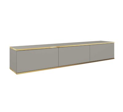 Meuble TV Élégant - Design Moderne Avec Fonction Push-to-open, 175 X 30 X 32 Cm